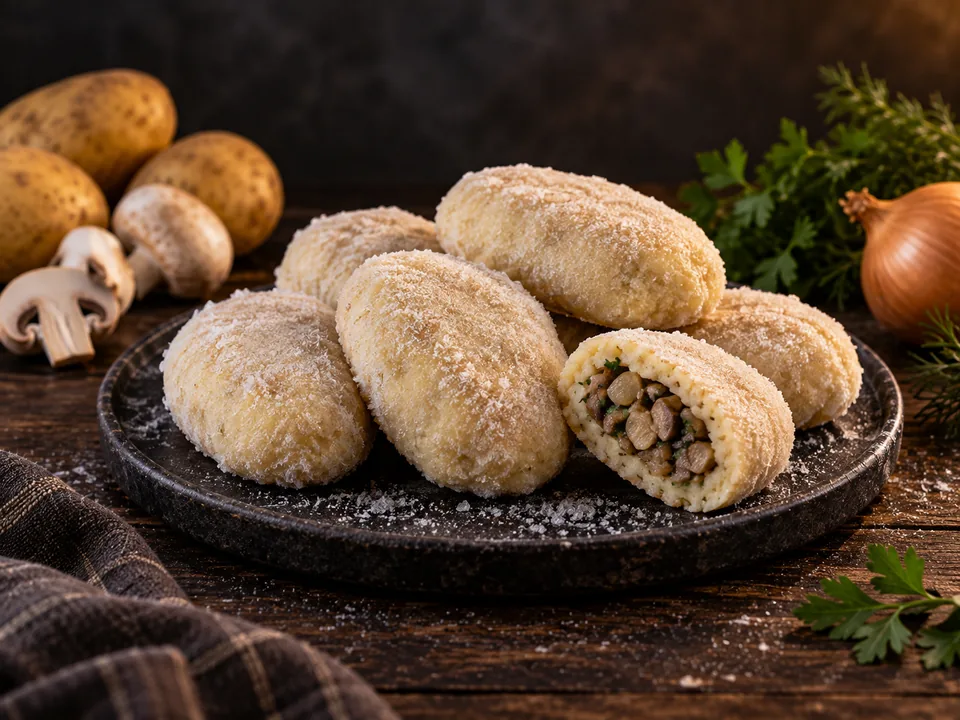Зразы с грибами