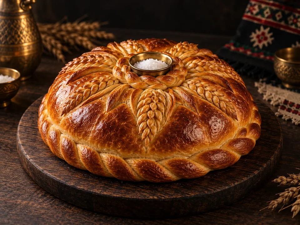 Каравай с солью